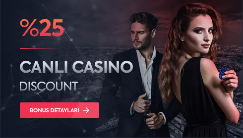 Betmatik 25 Canlı Casino Discount Bonusu
