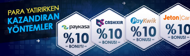 Casinomaxi 10 Ön Ödemeli Kart Yatırım Bonusu