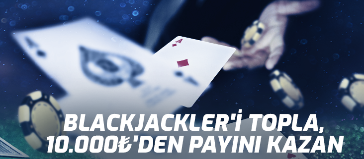 Jetbahis 10 Adet Blackjack Bul, Nakit Ödül Kazan