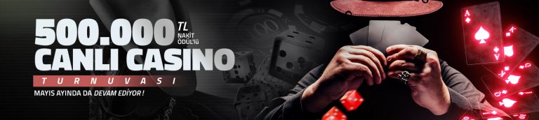 Pokerklas 500.000 TL Ödüllü Canlı Casino Turnuvası