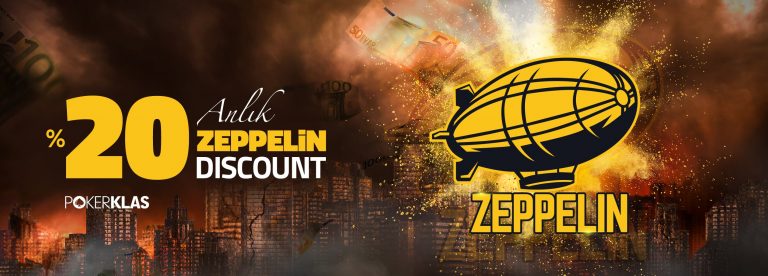 Pokerklas 20 Anlık Zeplin Discount Bonusu