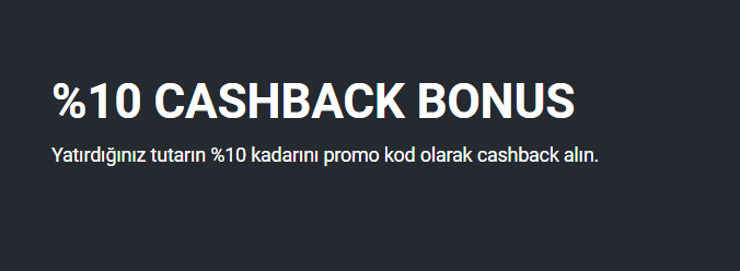 1xbet Jeton 10 Cashback Bonus