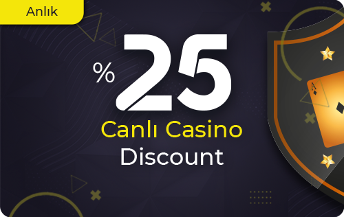 Nerobet 25 Canlı Casino Discount Bonusu