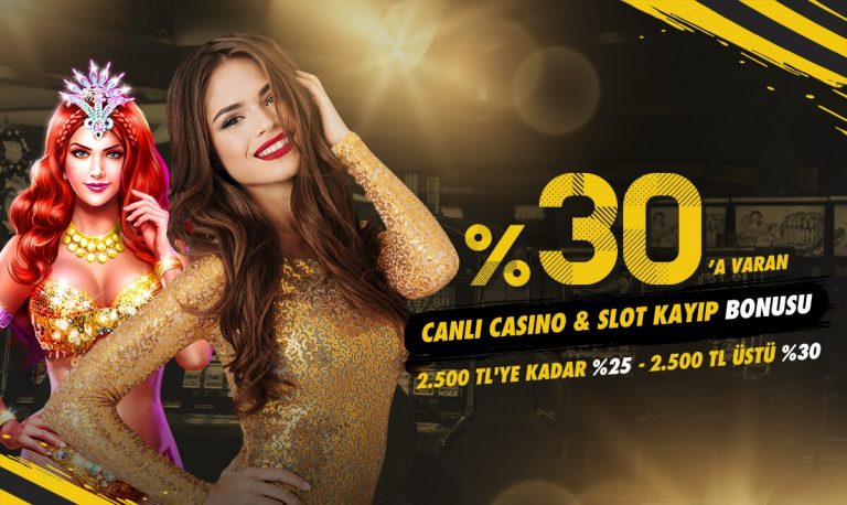Bahisbeta 30 Anlık Canlı Casino & Slot Kayıp Bonusu