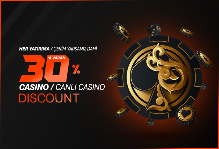 Bahislion 30 Casino & Canlı Casino Discount Bonusu