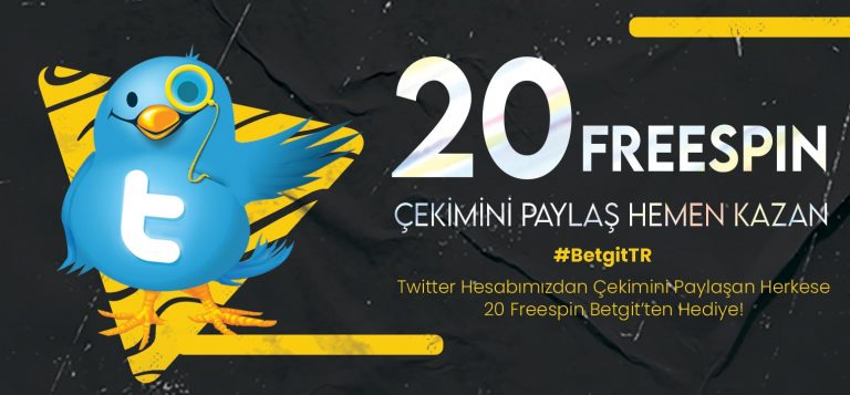 Betgit Çekim Paylaş 20 Free Spin Kazan