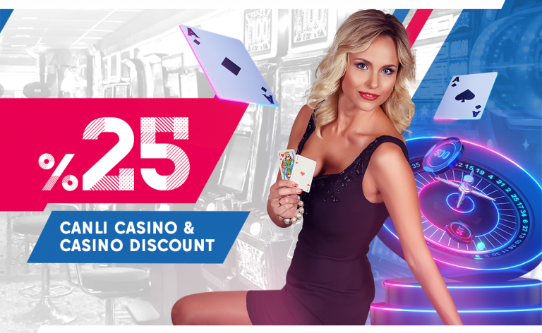 Betlike 25 Casino ve Canlı Casino Discount Bonusu