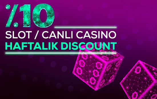 Betmoon 10 Haftalık Slot – Canlı Casino Discount Bonusu