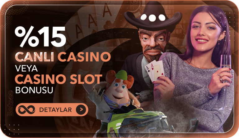 Betsoo 15 Canlı Casino Veya Slot Bonusu