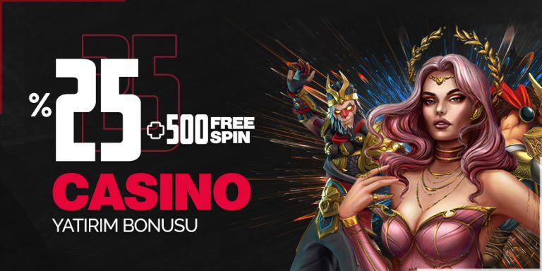 Caddebet 25 Casino Yatırım + 500 Free Spin Bonusu