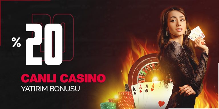 Caddebet 20 Canlı Casino Yatırım Bonusu