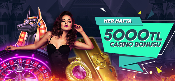 Casinoper Haftalık 5000 TL Casino Bonusu