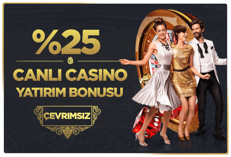 Dipbet 25 Çevrimsiz Canlı Casino Yatırım Bonusu