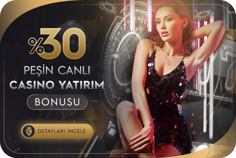 Elitbahis 30 Peşin Canlı Casino Yatırım Bonusu