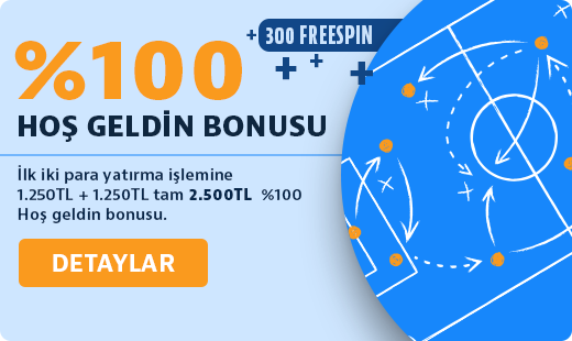 İkimisli 100 Spor Hoşgeldin Bonusu + 300 Free spin