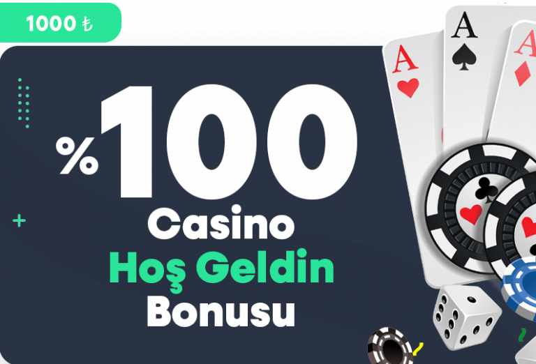 Liderbahis 100 Casino Hoş Geldin Bonusu