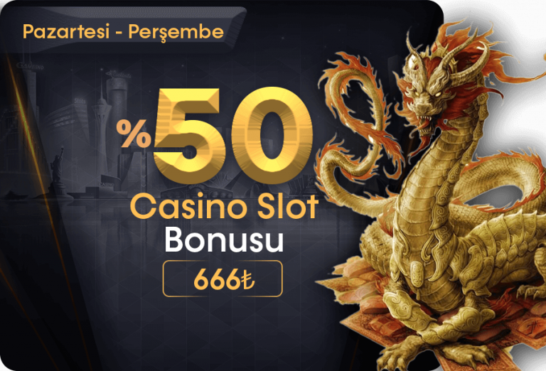 Lordcasino Her Pazartesi – Perşembe 50 Slot Bonusu