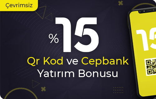 Nerobet 15 Çevrimsiz QR Kod/Cepbank Bonusu