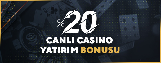 Ngsbahis 20 Canlı Casino Yatırım Bonusu