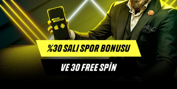 Paribahis 30 Salı Spor Bonusu + 30 Free Spin