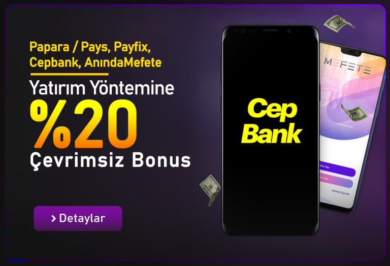 Queenbet Payfix – Cepbank Özel 20 Çevrimsiz Yatırım Bonusu