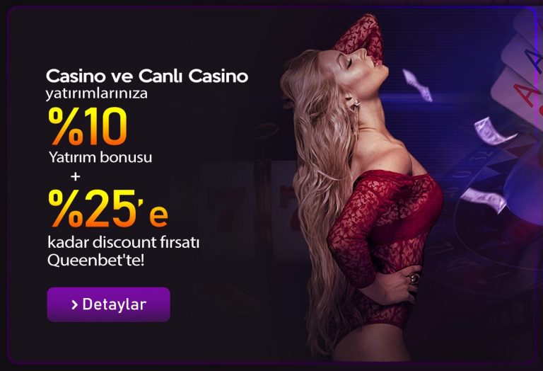 Queenbet Casino 25’e Kadar Discount