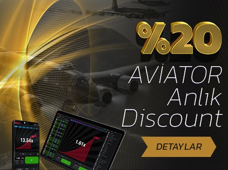 Vdcasino 20 Anlık Aviator Discount Bonusu