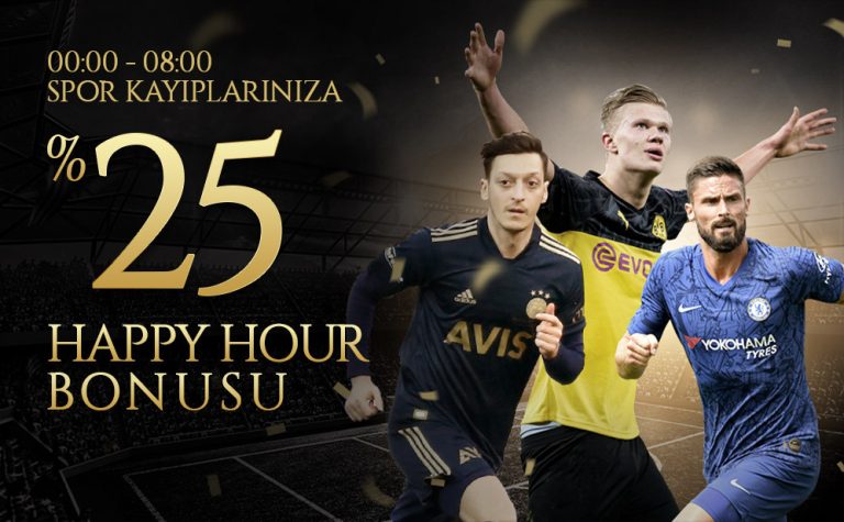 Altıncasino 25 Happy Hour Spor Kayıp Bonusu