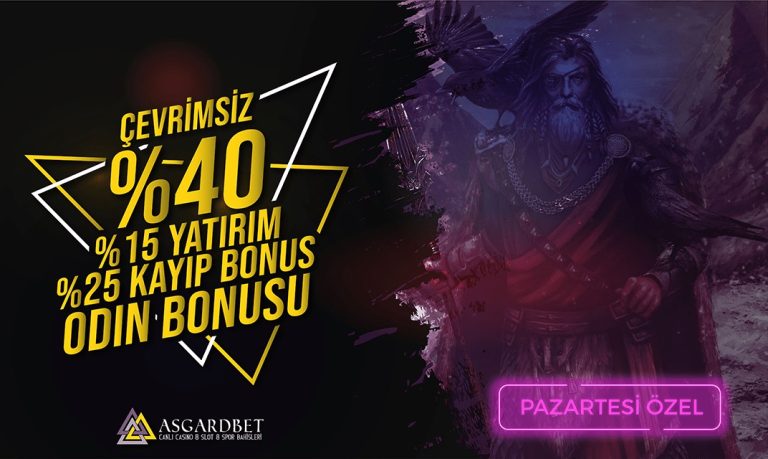 Asgardbet 40 Çevrimsiz Odin Bonusu