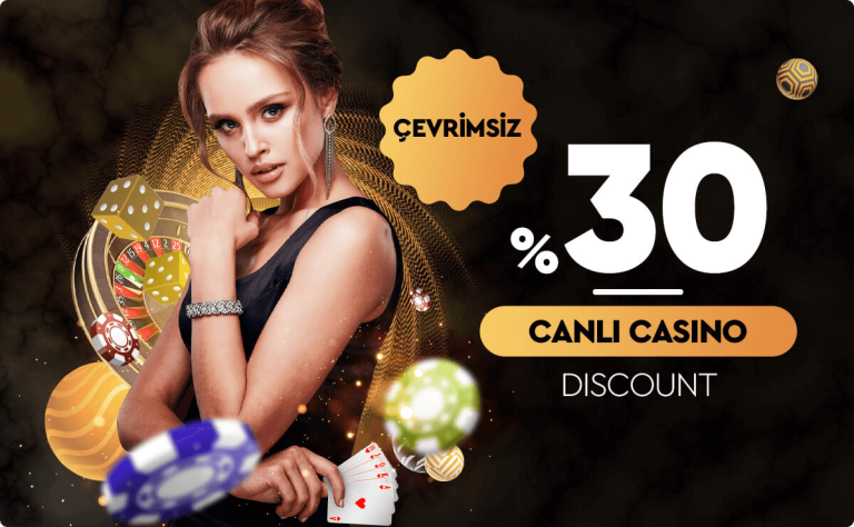 Avrupabet 30 Canlı Casino Discount Bonusu