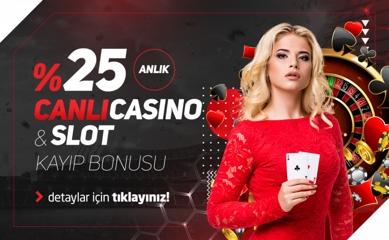 Bahisstar 25 Anlık Canlı Casino & Slot Kayıp Bonusu