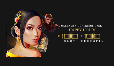 Baycasino Happy Hours 100 Casino Slot + 100 Freespin
