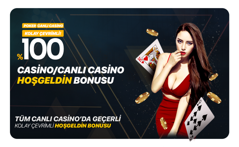 Betamara 100 Casino / Canlı Casino Hoş Geldin Bonusu