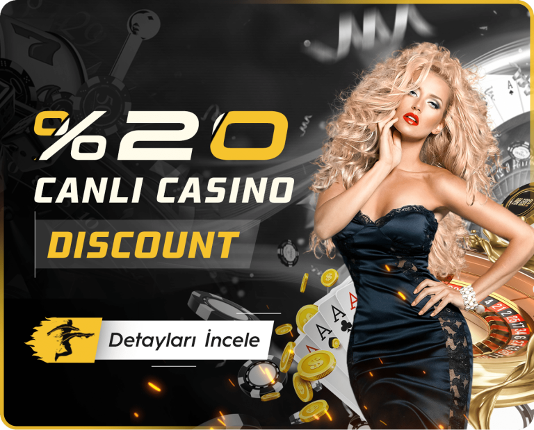 Betlist 20 Canlı Casino Discount Bonusu