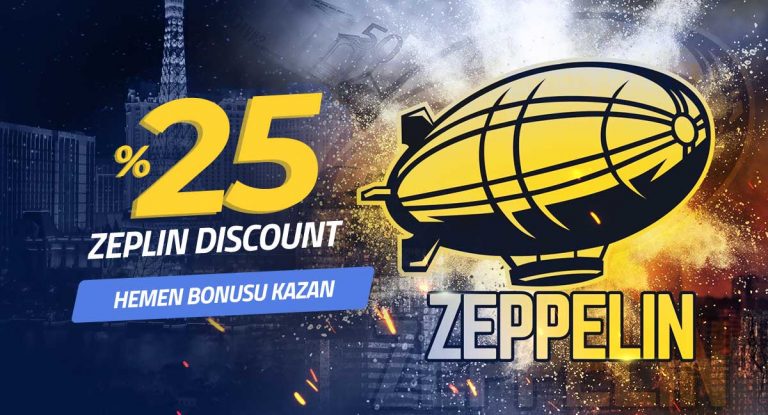 Casinomavi 25 Zeplin Discount Bonusu