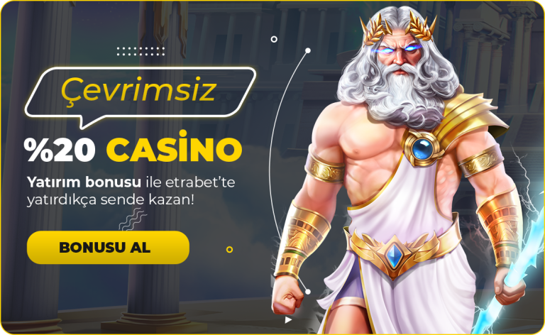 Etrabet 20 Çevrimsiz Casino Yatırım Bonusu