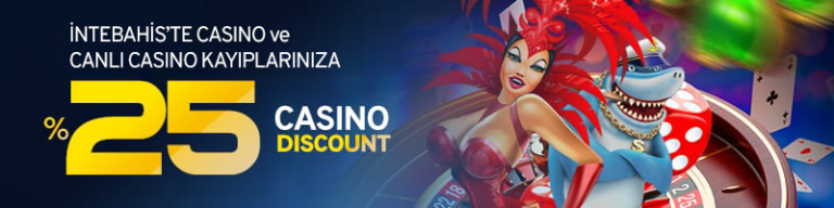 İnterbahis 25 Canlı Casino Discount Bonusu