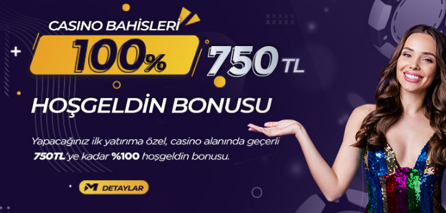 Marjinbet 100 Casino Hoş Geldin Bonusu