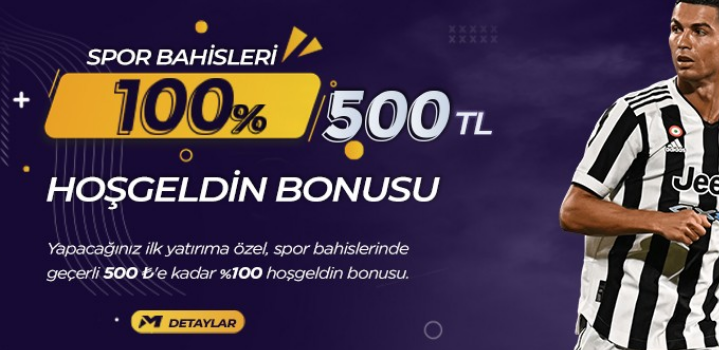Marjinbet 100 Spor Hoş Geldin Bonusu