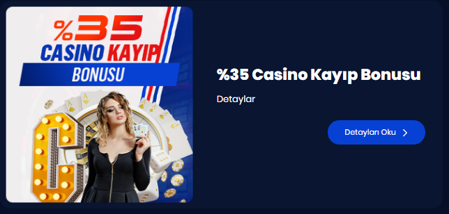 Mottobet 35 Casino Kayıp Bonusu