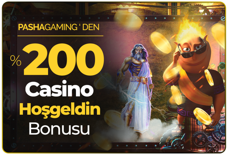 Pashagaming 200 Casino Hoş Geldin Bonusu