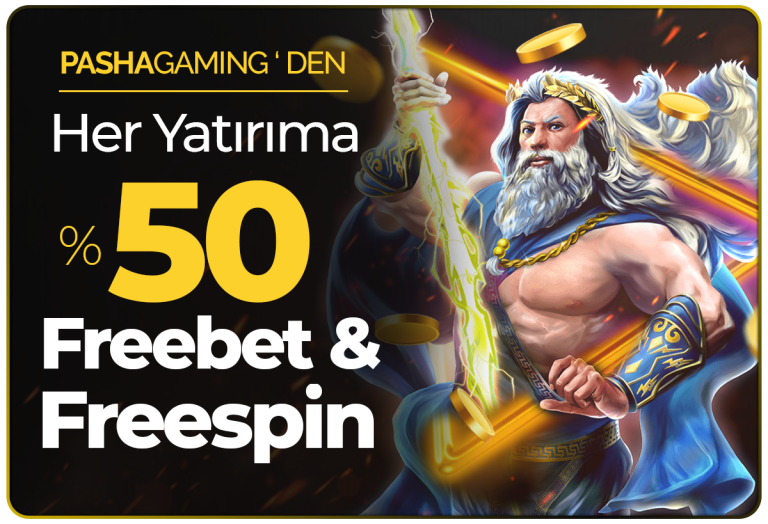Pashagaming 50 Free Bet ve Free Spin Bonusu