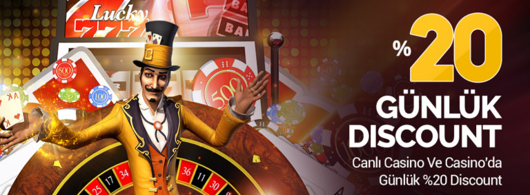 Sekabet 20 Günlük Canlı Casino Discount