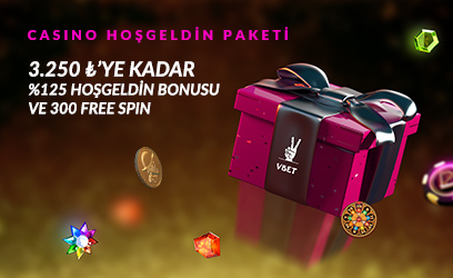 VBet 125 Casino Hoş Geldin + 300 Free Spin Bonusu