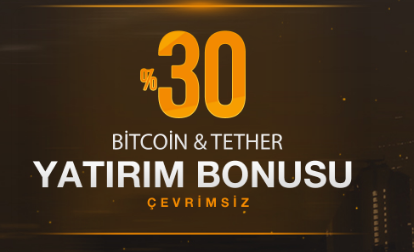 Wipbet 30 Bitcoin/Tether Yatırım Bonusu