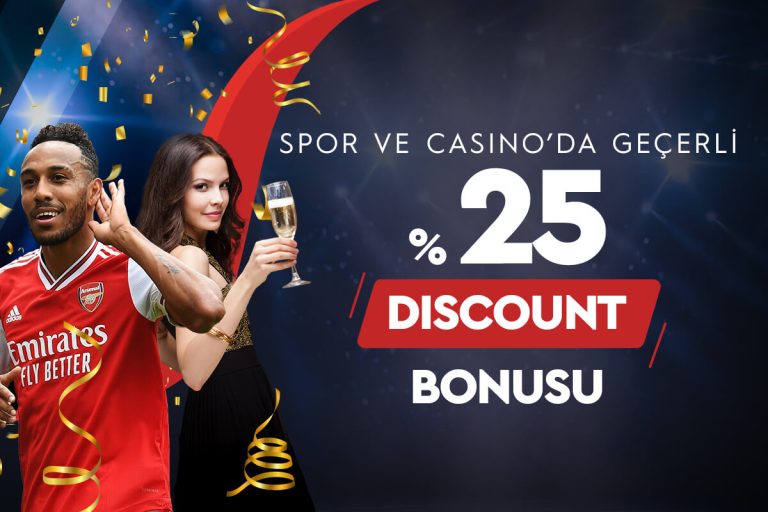 Yuubet Spor ve Casino 25 Discount Bonusu