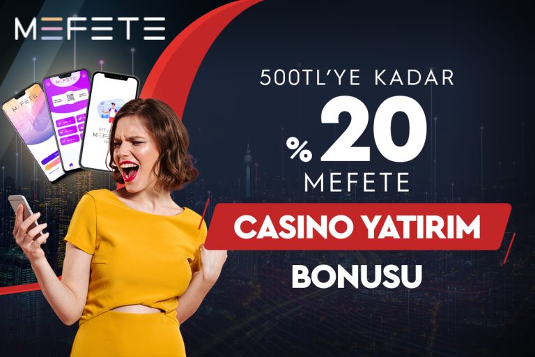 Yuubet 20 Casino MEFETE Yatırım Bonusu