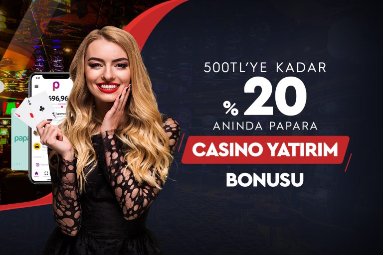 Yuubet 20 Casino Papara Yatırım Bonusu