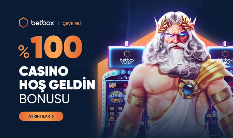 Betbox 100 Casino Hoşgeldin Bonusu