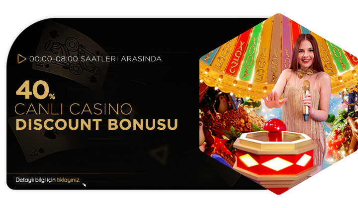 Betsortie 40 Canlı Casino Discount Bonusu